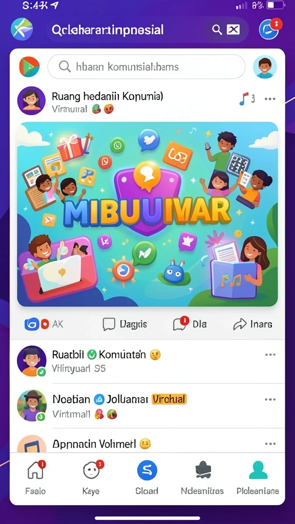 Tampilan antarmuka yang intuitif dan menarik.