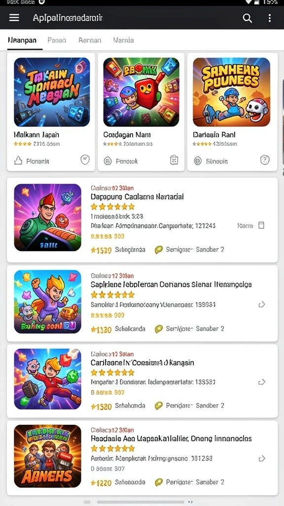 Sistem reward yang menarik dan adiktif.