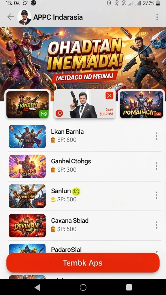 Screenshot menampilkan tampilan antarmuka yang menarik.
