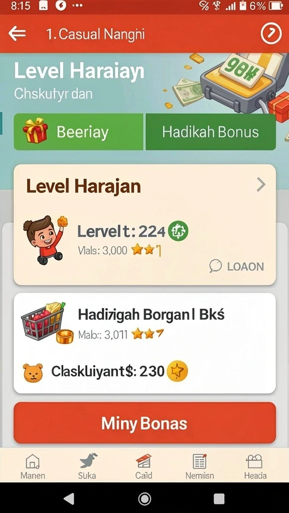 Grafis permainan slot yang memukau.