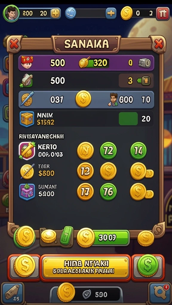 Fitur event mingguan yang seru dan menantang.