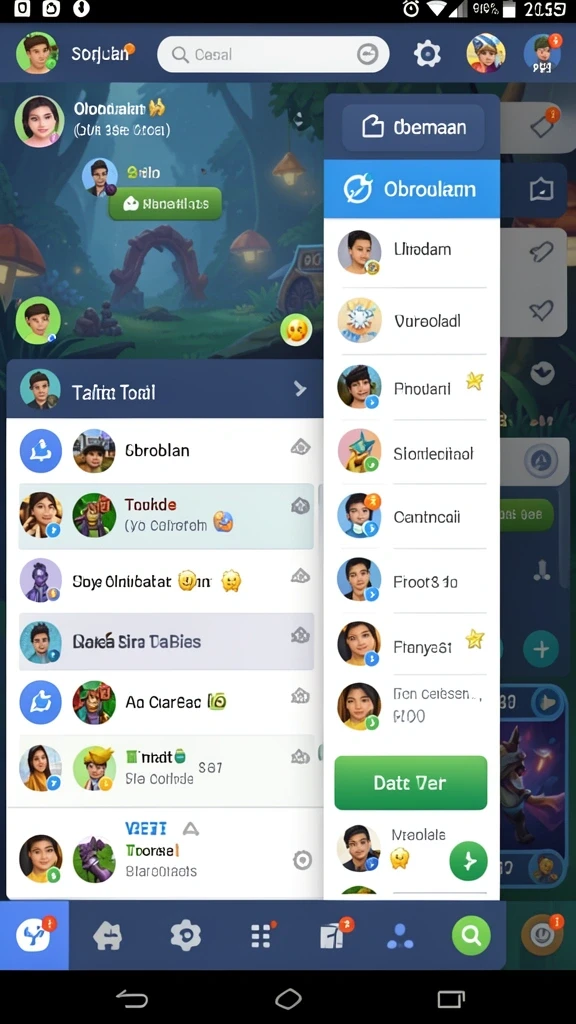 Karakter-karakter menarik yang bisa dipilih oleh pemain.