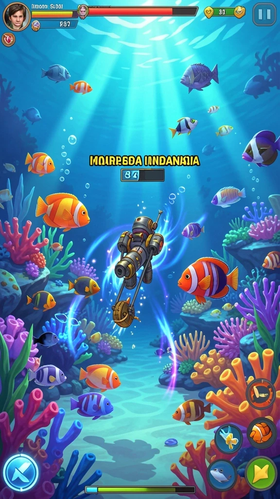 Tampilan gameplay yang menarik dan interaktif.