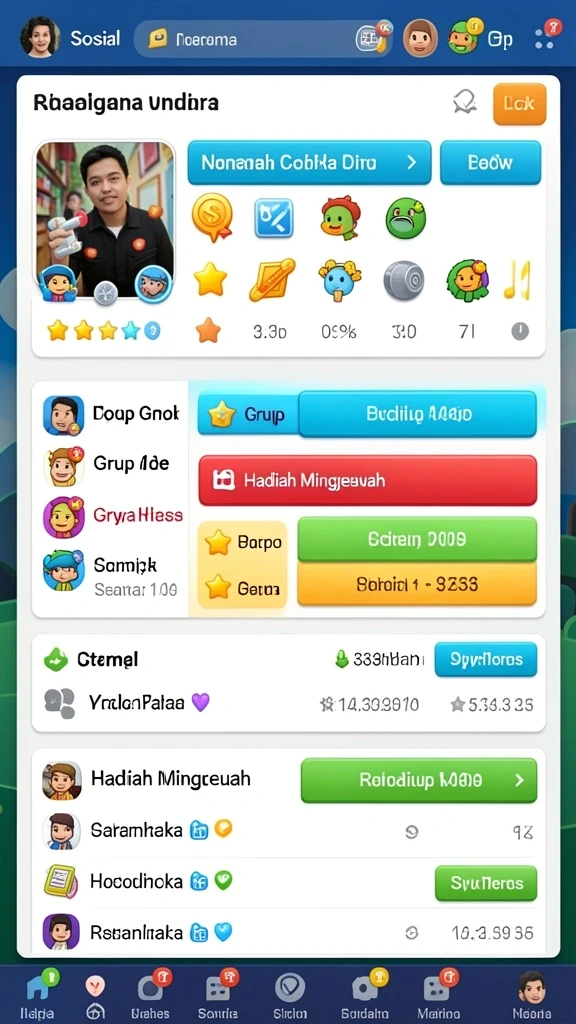 Beragam pilihan karakter untuk dimainkan.