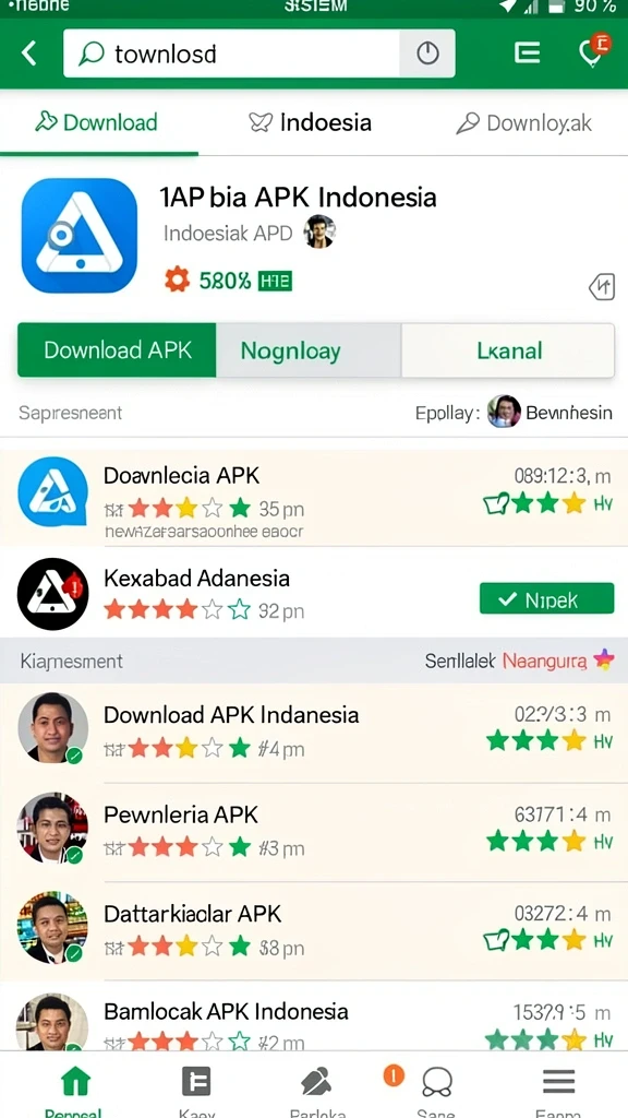 Karakter yang dapat diupgrade untuk pengalaman bermain lebih seru.