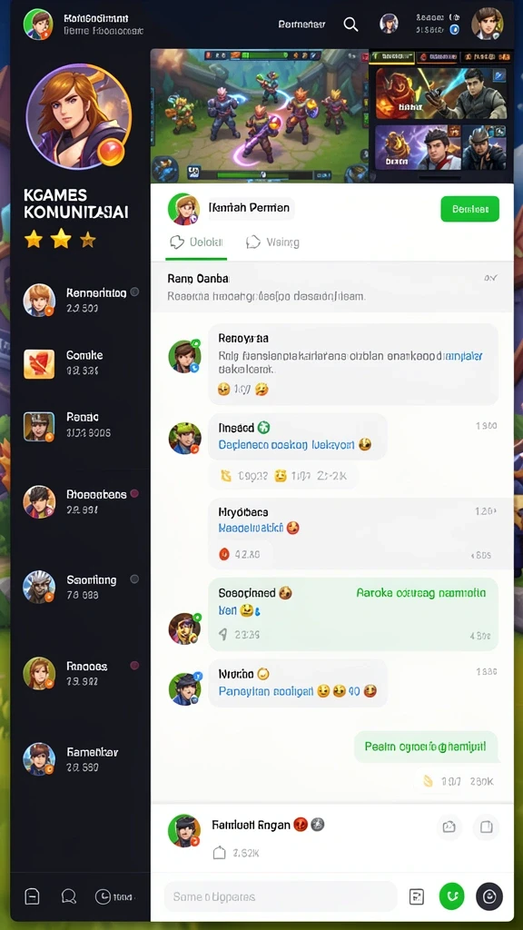 Tangkapan layar menampilkan karakter utama dalam aksi.