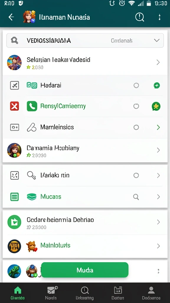 Tangkapan layar memperlihatkan fitur komunitas dan leaderboard.