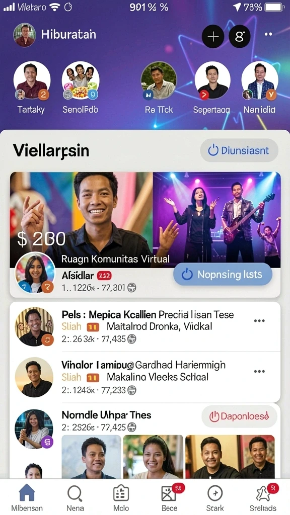 Beragam permainan slot yang tersedia untuk dimainkan.