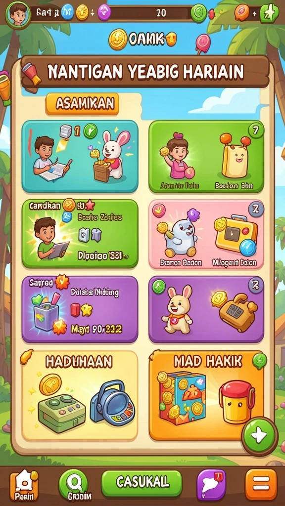 Misi menantang yang membuat pengalaman bermain semakin seru.