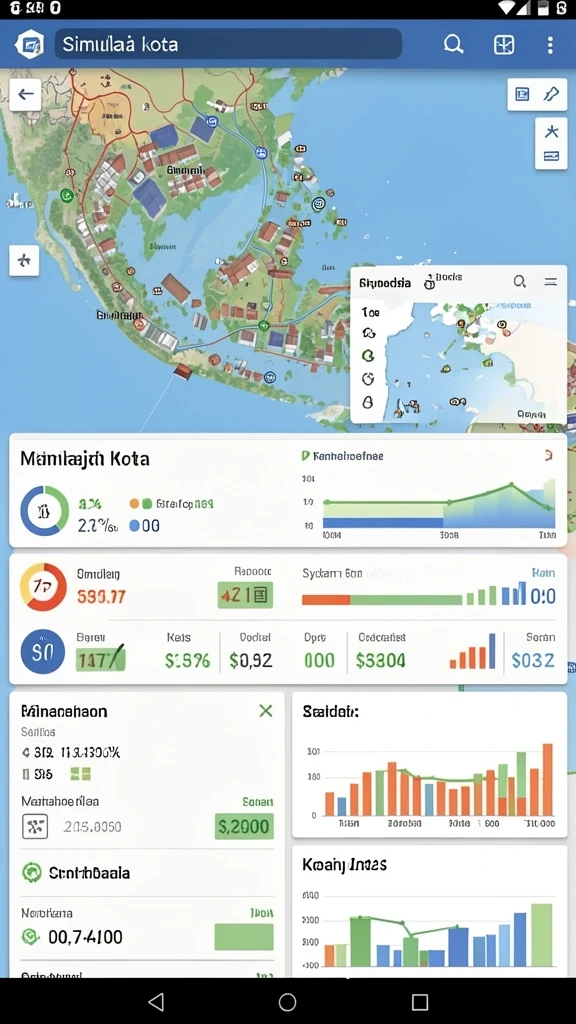 Tampilan awal game yang memukau dan penuh warna.