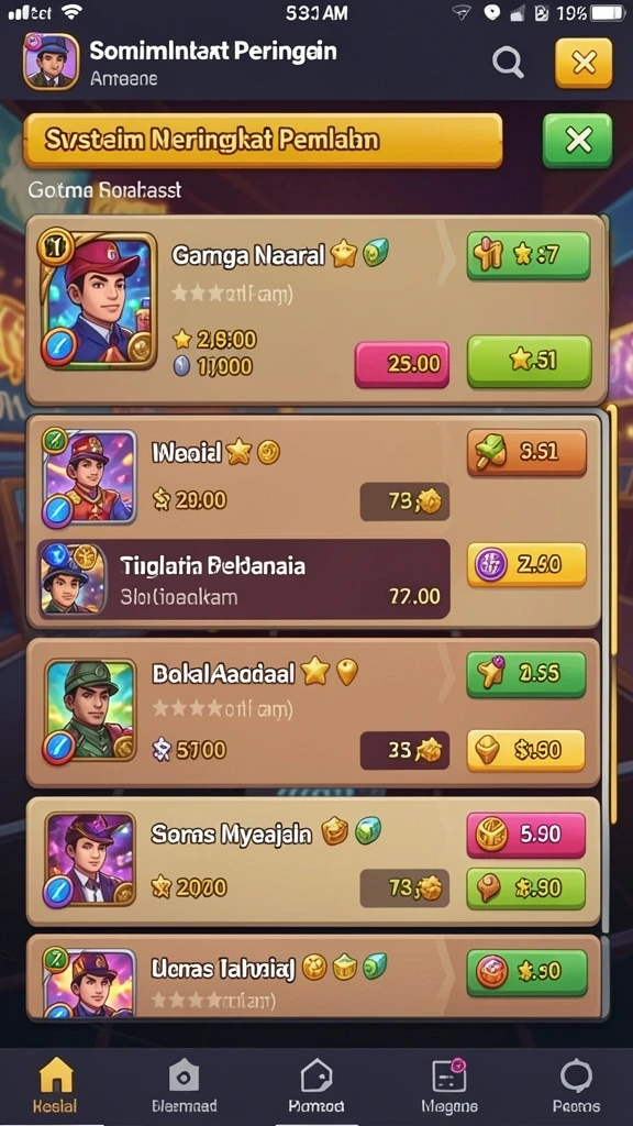 Tampilan antarmuka JKTGAME yang menarik dan intuitif.