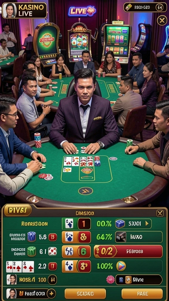 Menampilkan pertempuran epik melawan monster besar.