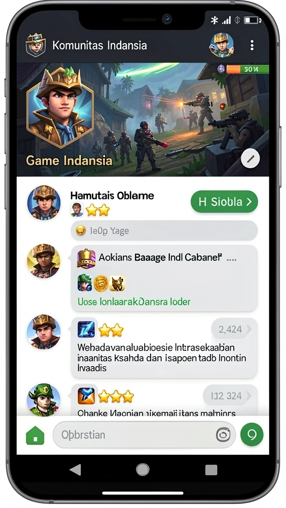Tangkapan layar menampilkan antarmuka permainan yang cerah dan menarik.