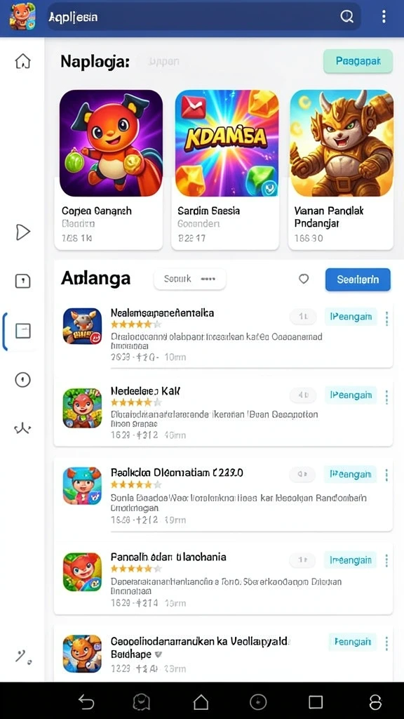 Momen seru saat menyelesaikan level yang menantang.