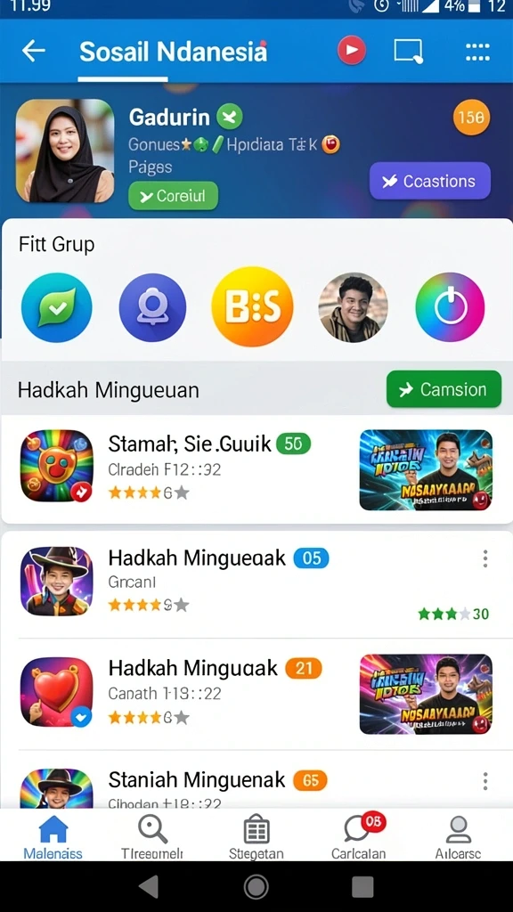 Tampilan antarmuka pengguna yang intuitif dan mudah digunakan.