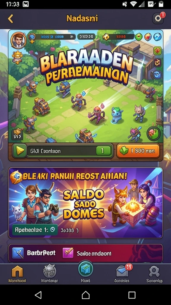 Tampilan antarmuka yang intuitif dan menarik.