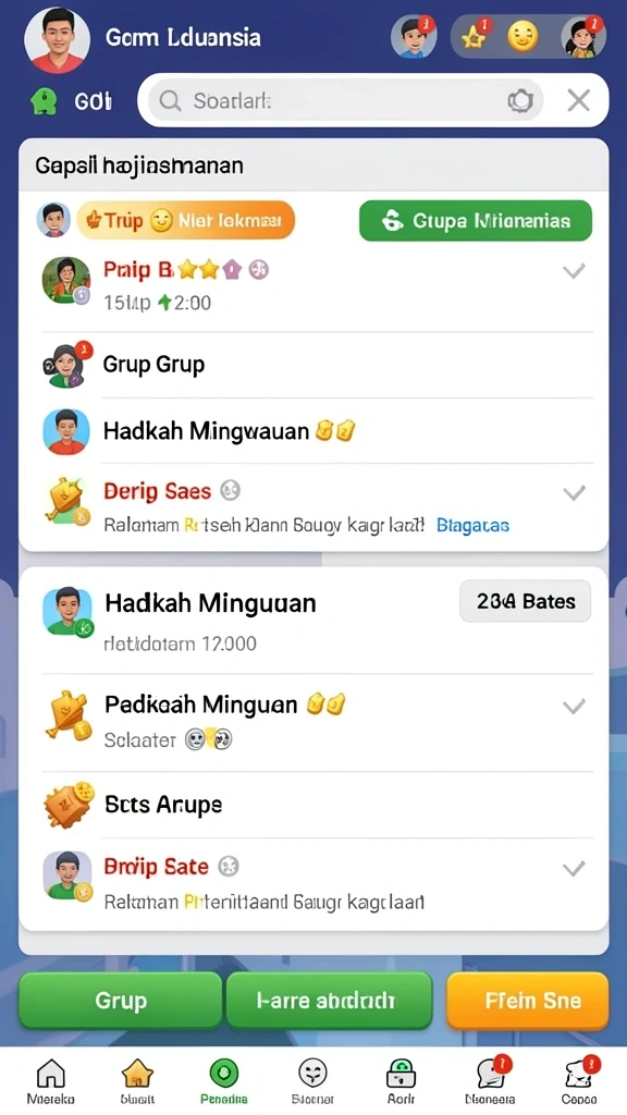 Menampilkan momen seru dari permainan dalam mode multiplayer.