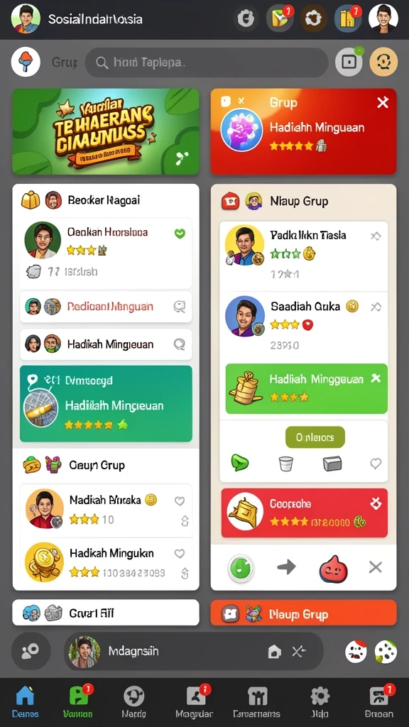 Tampilan antarmuka yang menarik dan mudah digunakan.
