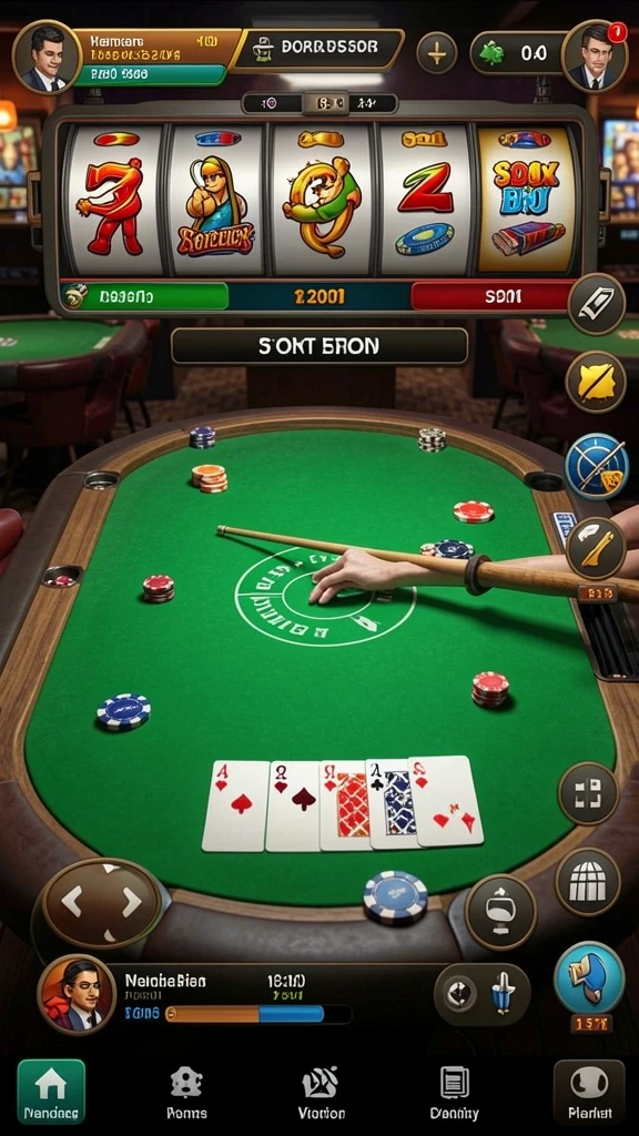 Screenshot menunjukkan gameplay yang intens dan menarik.
