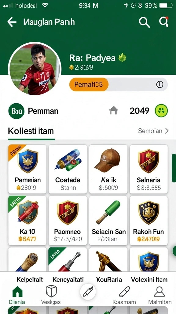 Karakter unik yang bisa dipilih sesuai dengan selera.