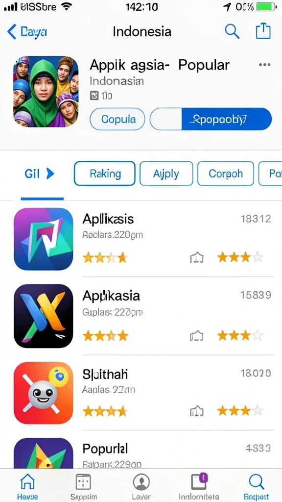 Tampilan permainan slot yang berwarna-warni dan menarik.
