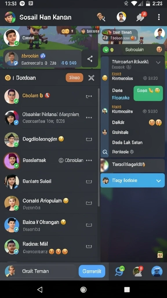 Tampilan antarmuka yang user-friendly.