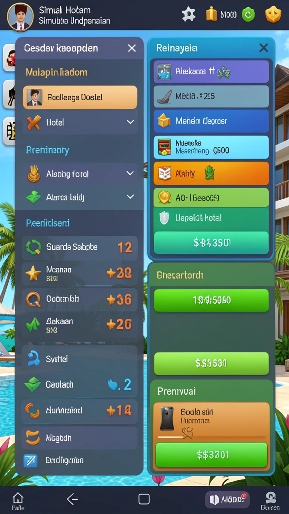 Visual grafis yang indah saat menjelajahi dunia game.