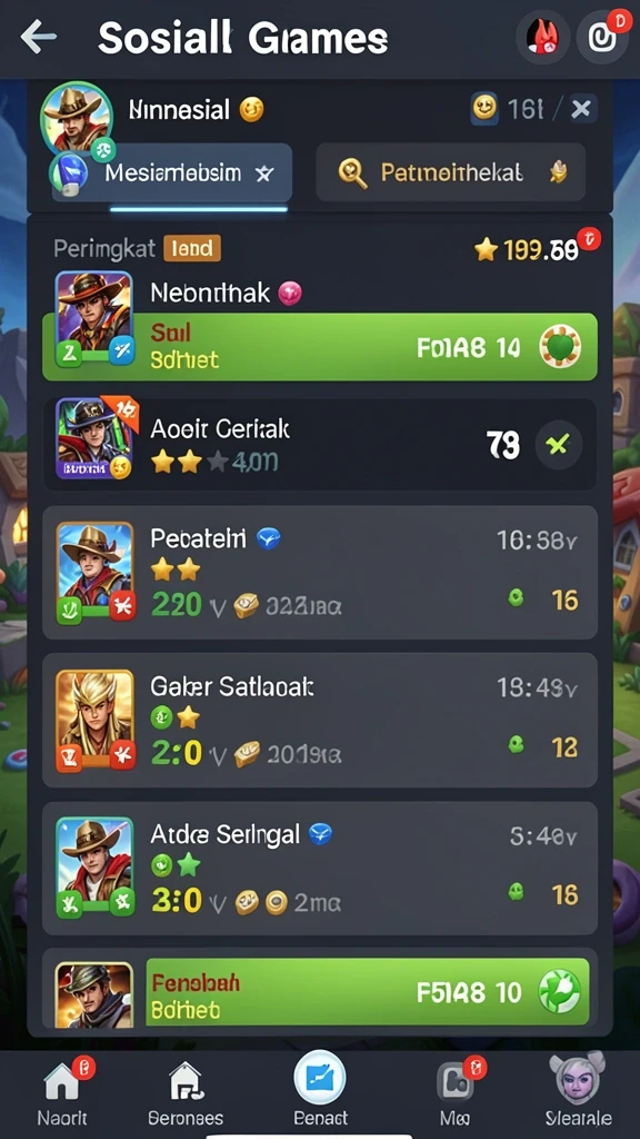 Screenshot memperlihatkan fitur komunitas RAYA22.