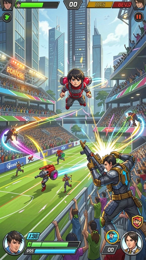 Mode multiplayer yang mengasyikkan dan kompetitif.