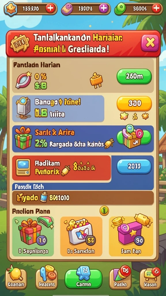 Tampilan grafis yang memukau dan detail.