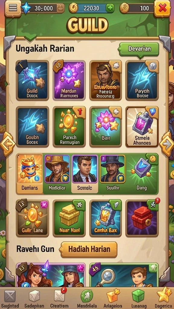 Gameplay yang seru dengan berbagai tantangan menarik.