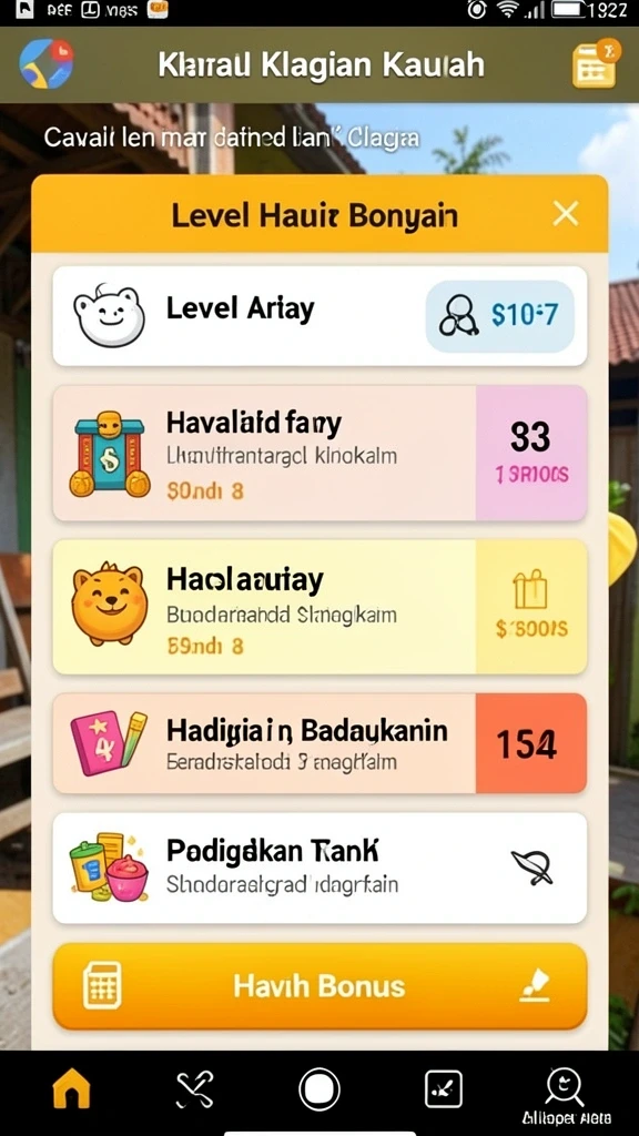 Level tantangan yang bervariasi dan mendebarkan.