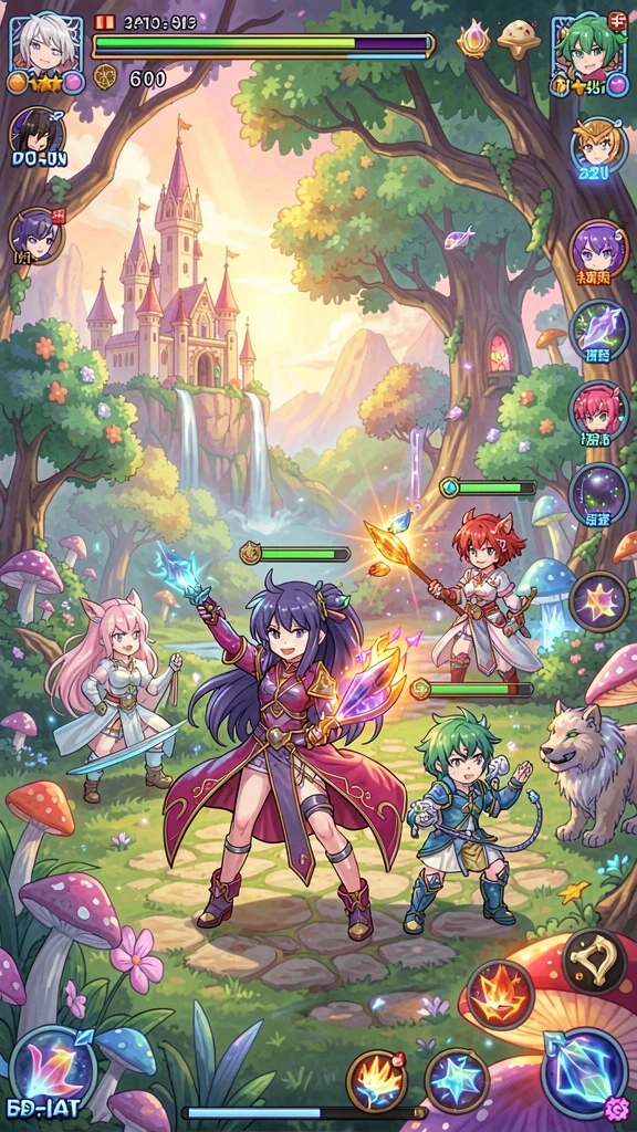 Screenshot fitur interaksi antar pemain dalam game.