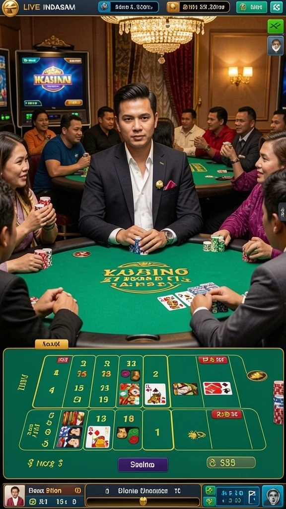 Tampilan peta yang luas dan detail.