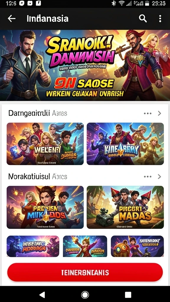 Tampilan awal game yang memukau.