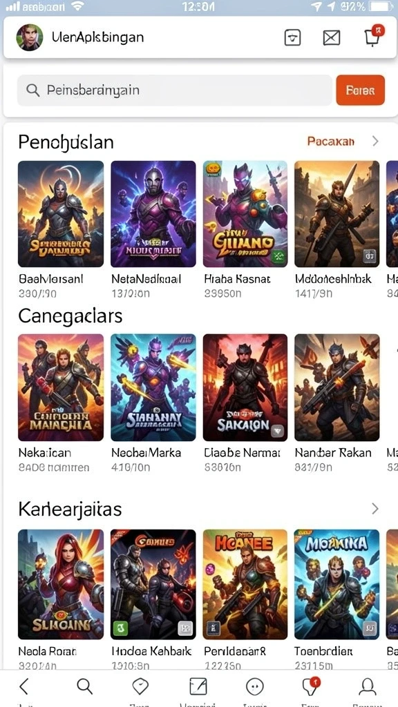 Karakter unik dengan kemampuan menarik.