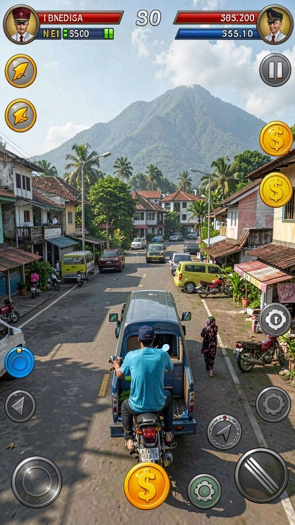 Pemandangan grafis yang memukau saat bermain.